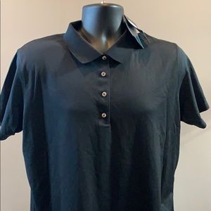 Nike women’s Black Dri-Fit Golf Polo size 2XL